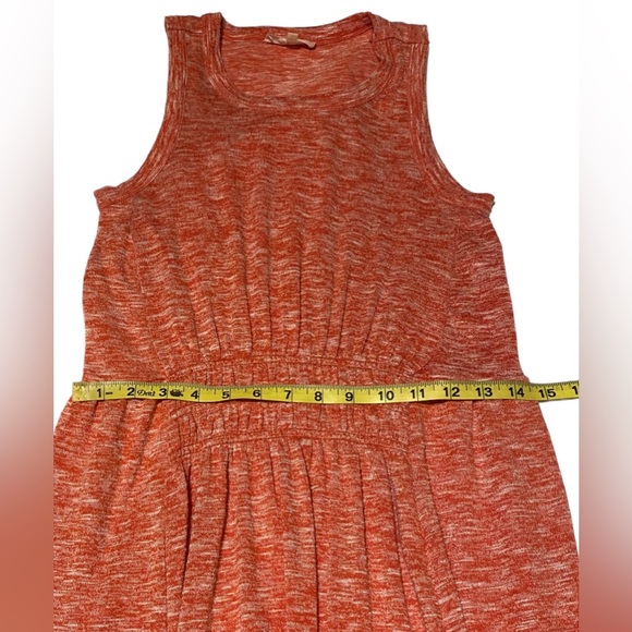 LOU & GREY For Loft Heather Tiered Maxi Dress Women’s Medium Sleeveless Orange - Picture 7 of 14